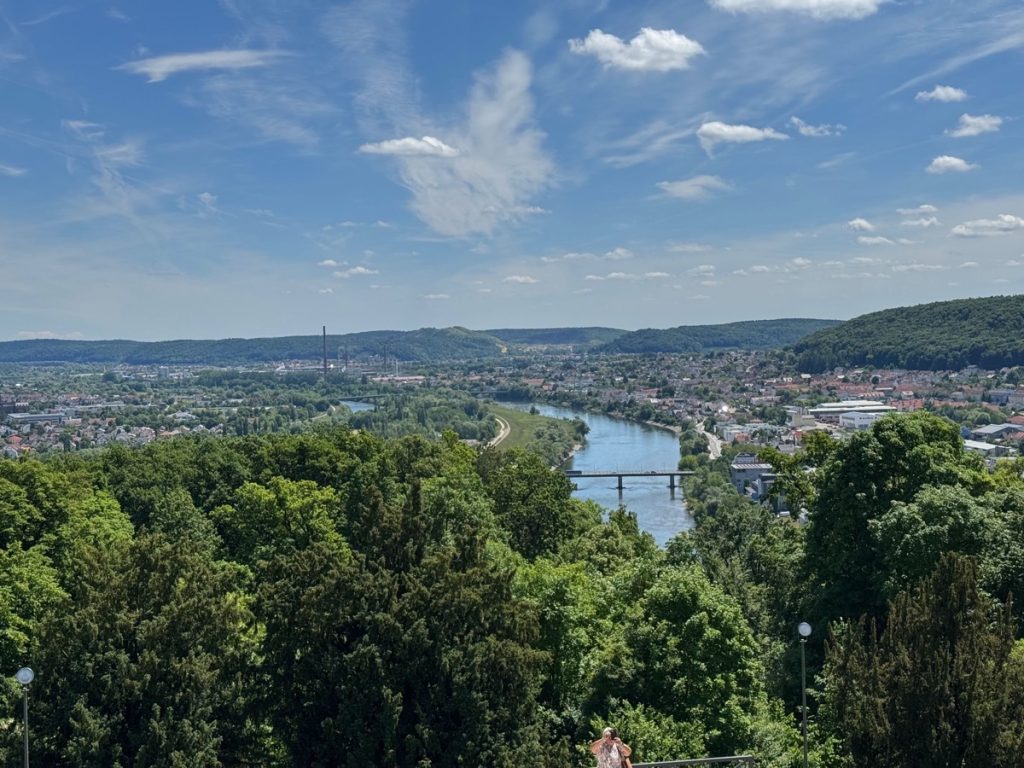 Ausblick von BEfreiungshalle Kelheim