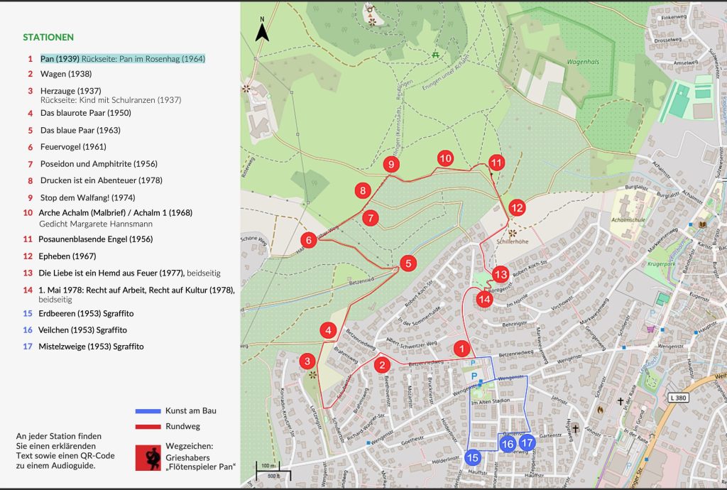 Lageplan HAP Grieshaber-Weg