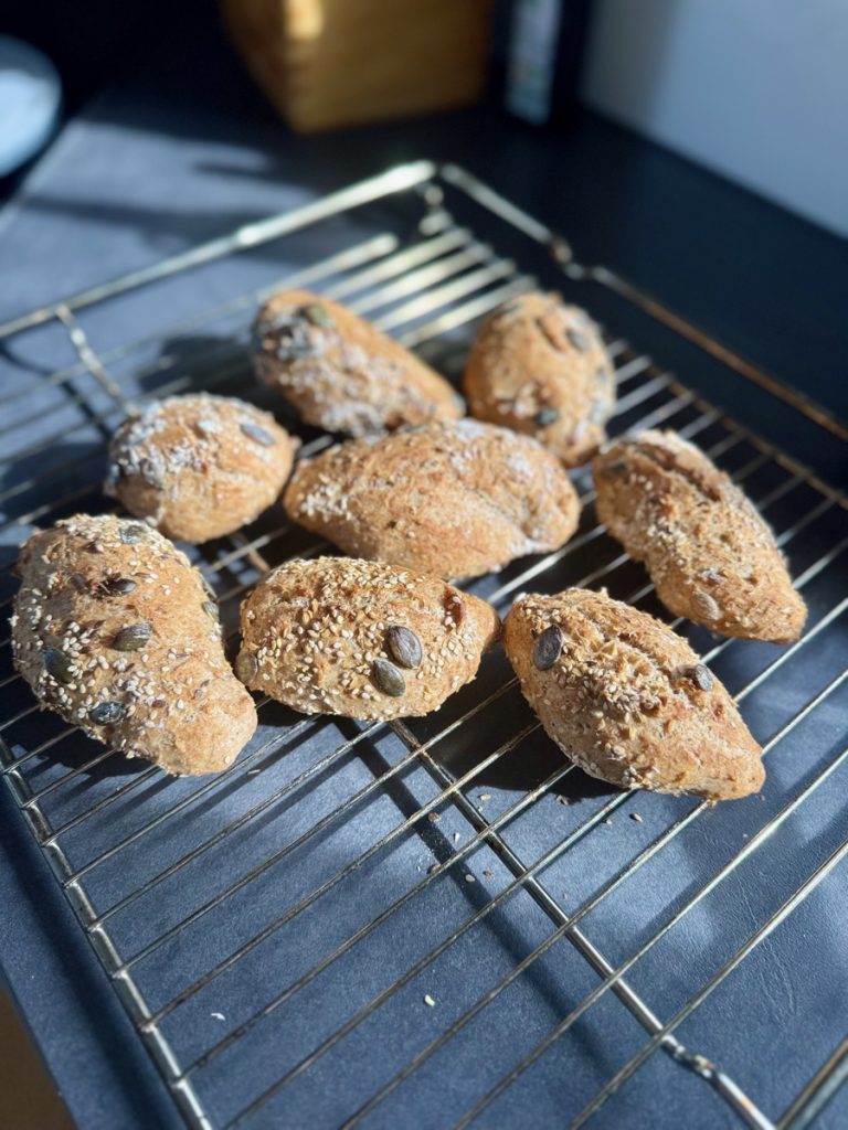 Porridge-Brötchen