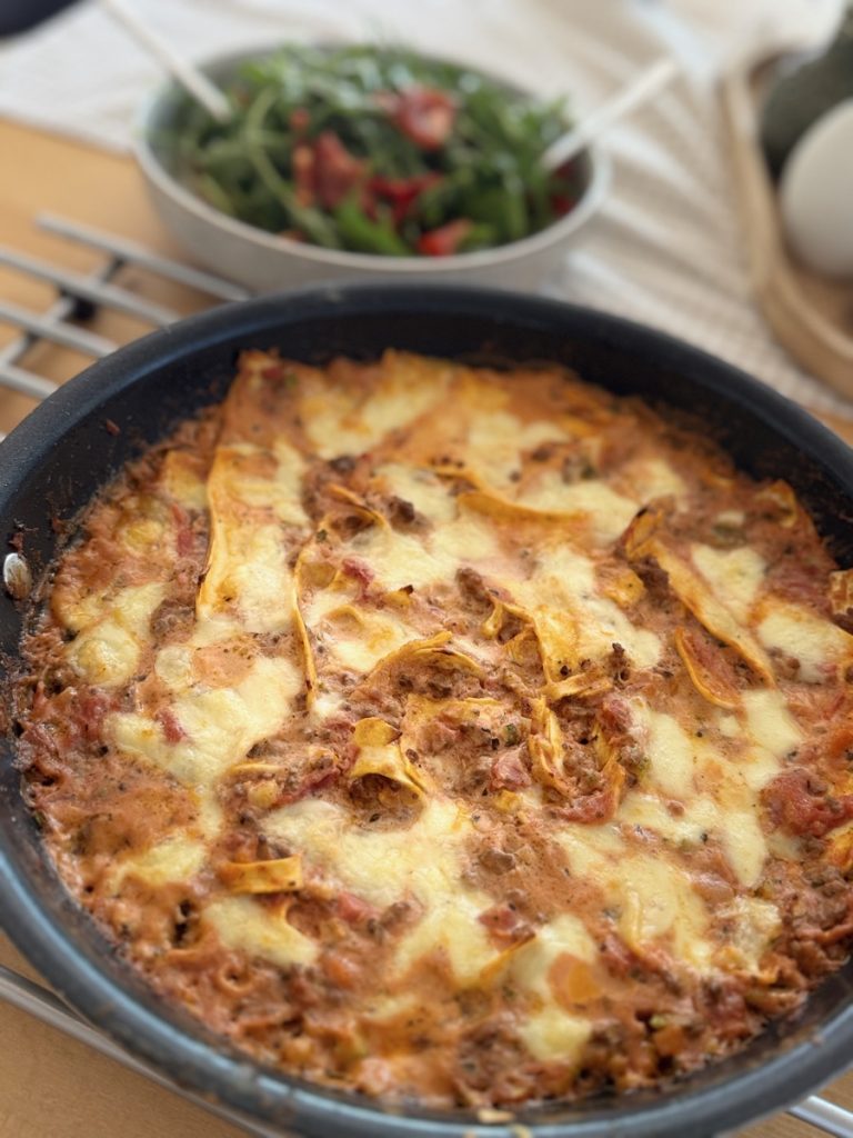 Schnelle Pfannenlasagne